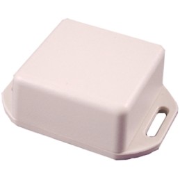 1 pcs - Hammond 1551 Series Grey ABS Enclosure, IP54, Flanged, Grey Lid, 40 x 40 x 20mm