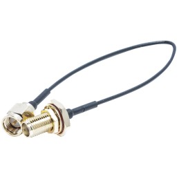 1 pcs - RS PRO Female SMA to Male SMA Coaxial Cable, 150mm, Terminated