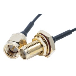 1 pcs - RS PRO Female SMA to Male SMA Coaxial Cable, 150mm, Terminated