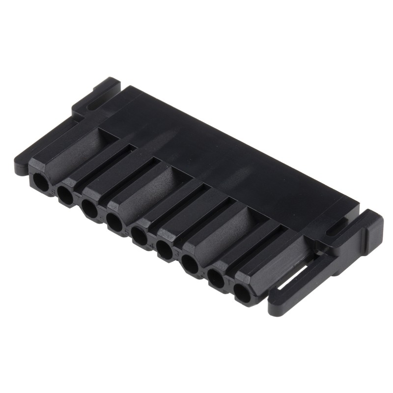 1 pcs - ITT Cannon, Trident Connector Housing, 5.08mm Pitch, 9 Way, 1 Row