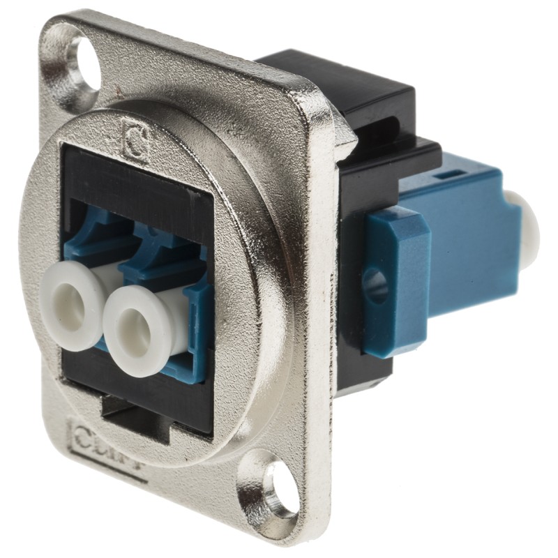 1 pcs - RS PRO LC to LC Single Mode Duplex Fibre Optic Adapter