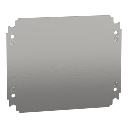 1 pcs - Schneider Electric Spacial Series Galvanised Steel Mounting Plate, 300mm H, 250mm W, 200mm L for Use with Spacial CRN,