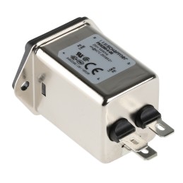 60 pcs - Schaffner 4A, 250 V ac Male Panel Mount IEC Inlet Filter FN9260-4-06, Faston 2 Fuse