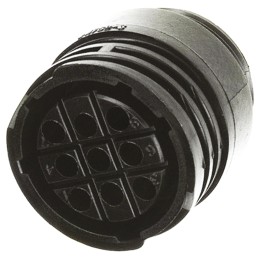 1 pcs - TE Connectivity 9 Way Circular Connectors Receptacle