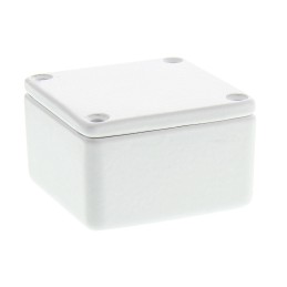 1 pcs - CAMDENBOSS 5000 Series White Die Cast Aluminium Enclosure, IP54, White Lid, 50 x 50 x 31mm