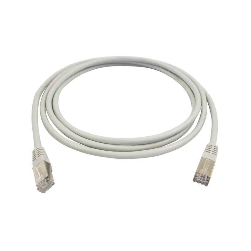 1 pcs - RS PRO Cat6 Male RJ45 to Male RJ45 Ethernet Cable, F/UTP, Grey PVC Sheath, 3m, IEC 60332-1