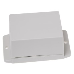 1 pcs - RS PRO White ABS Enclosure, Flanged, White Lid, 70 x 50 x 42mm