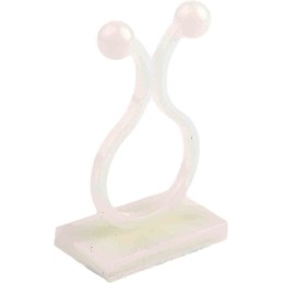 1 Bag of 20 - RS PRO Natural Nylon Bunny Clip, 12.7mm Max. Bundle