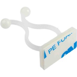 1 Bag of 20 - RS PRO Natural Nylon Bunny Clip, 12.7mm Max. Bundle