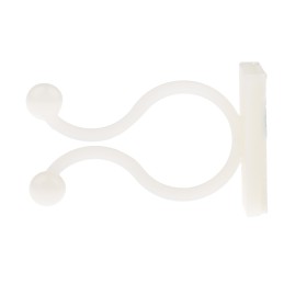 1 Bag of 20 - RS PRO Natural Nylon Bunny Clip, 12.7mm Max. Bundle