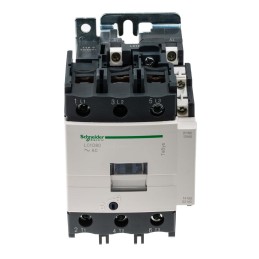 1 pcs - Schneider Electric LC1D Series Contactor, 115 V ac Coil, 3-Pole, 80 A, 45 kW, 3NO, 1 kV ac