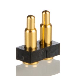 1 pcs - RS PRO Straight Through Hole PCB Connector, 2 Contact(s), 2.54mm Pitch, 1 Row(s), Unshrouded