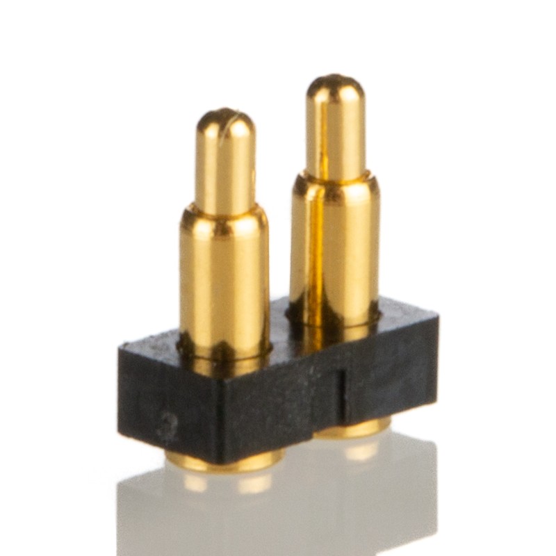 1 pcs - RS PRO Straight Through Hole PCB Connector, 2 Contact(s), 2.54mm Pitch, 1 Row(s), Unshrouded