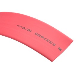 1 Reel of 3 M - RS PRO Heat Shrink Tubing, Red 18mm Sleeve Dia. x 3m Length 3:1 Ratio
