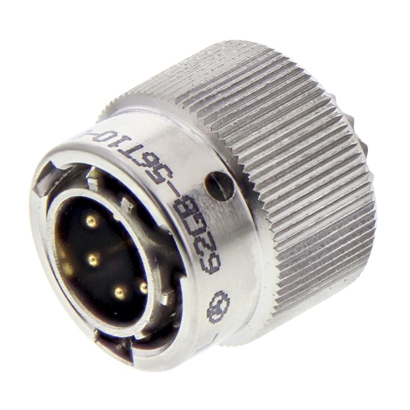 1 pcs - Amphenol Limited, 62GB 6 Way Cable Mount MIL Spec Circular Connector Plug, Pin Contacts,Shell Size 10, Bayonet