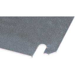 1 pcs - Fibox Metal Mounting Plate, 148mm H, 1.5mm W, 238mm L for Use with EK Series