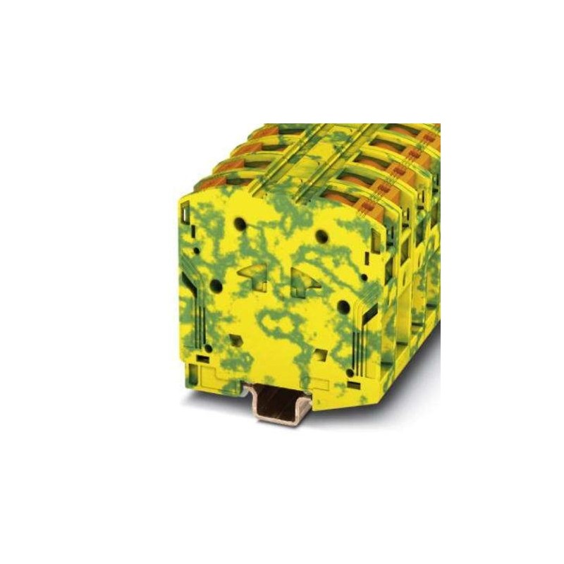 10 pcs - Phoenix Contact PTPOWER 50-PE Series Earth Terminal Block, 10 - 70mm²