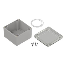 1 pcs - RS PRO Polycarbonate Enclosure, 74.7 x 105 x 105mm