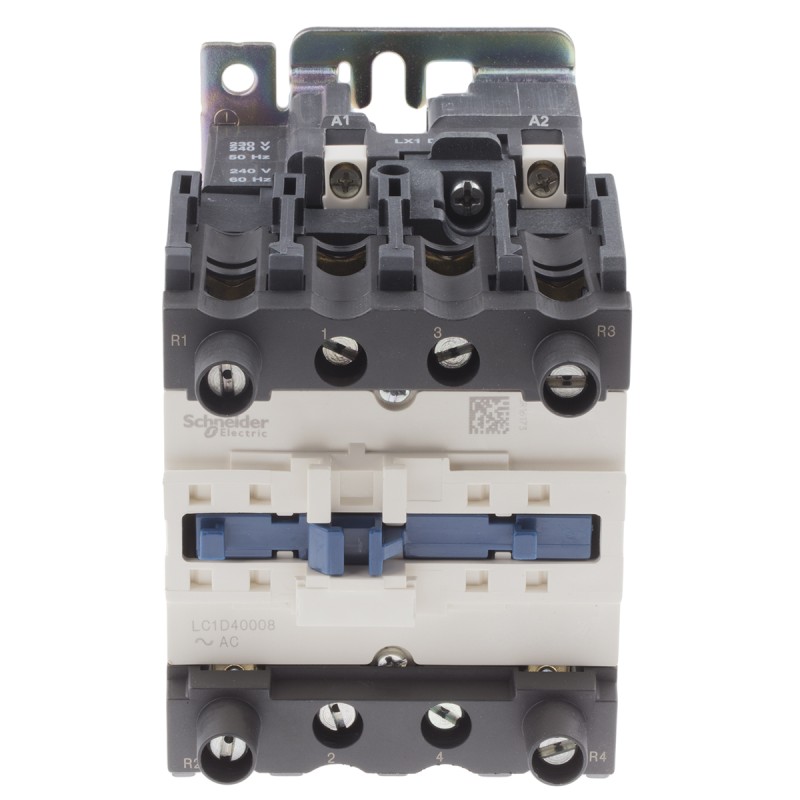 1 pcs - Schneider Electric LC1D Series Contactor, 230 V ac Coil, 4-Pole, 60 A, 2NO + 2NC, 690 V ac/dc