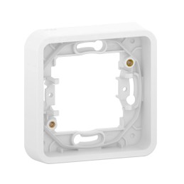 1 pcs - Schneider Electric Mureva Styl White PC Back Box Mounting Frame, NF, 1 Gangs, 28 x 48 x 48mm