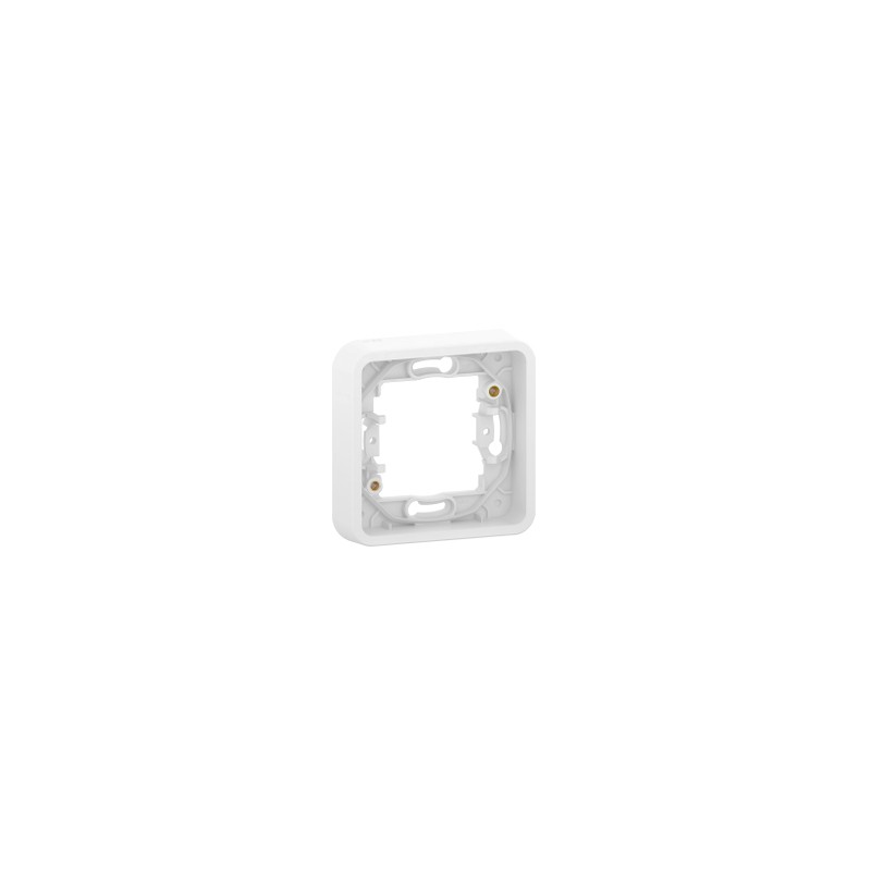 1 pcs - Schneider Electric Mureva Styl White PC Back Box Mounting Frame, NF, 1 Gangs, 28 x 48 x 48mm