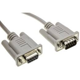 1 pcs - Roline Male 9 Pin D-sub to Female 9 Pin D-sub Serial Cable, 6m