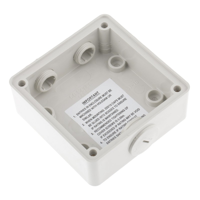 1 pcs - Schneider Electric PC Back Box, 1 Gangs, 101 x 101 x 38mm