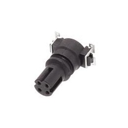 1 pcs : 1068453 - Circular Metric Connectors Flush Conn,4POS,M8 D-Coded,PCB Mount