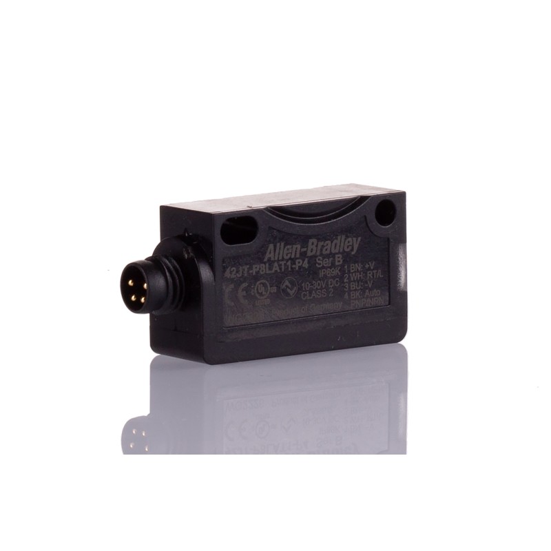 1 pcs - Allen Bradley Retroreflective Photoelectric Sensor, Block Sensor, 50 mm - 13 m Detection Range IO-LINK