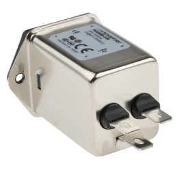 60 pcs - Schaffner 2A, 250 V ac Male Panel Mount IEC Inlet Filter FN9260B-2-06, Faston 2 Fuse