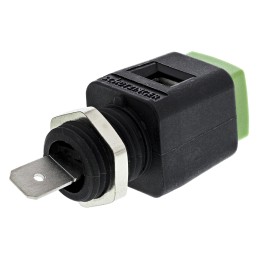 1 pcs - Schutzinger Green Terminal Post, 33 V ac, 70V dc, 16A