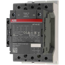 1 pcs - ABB AF Series Contactor, 230 V ac Coil, 3-Pole, 200 A, 75 kW, 3NO, 690 V ac