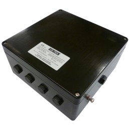 1 pcs - CE-TEK CEP Series Black Polyester Junction Box, IP66, ATEX, 250 x 120 x 255mm