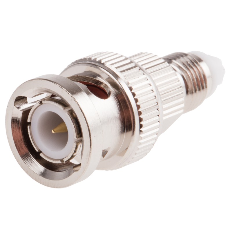 1 pcs - RS PRO Straight 50Ω RF Adapter FME Socket to BNC Plug 900MHz