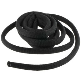 1 Bag of 3 M - RS PRO Braided PET Black Cable Sleeve, 7mm Diameter, 3m Length