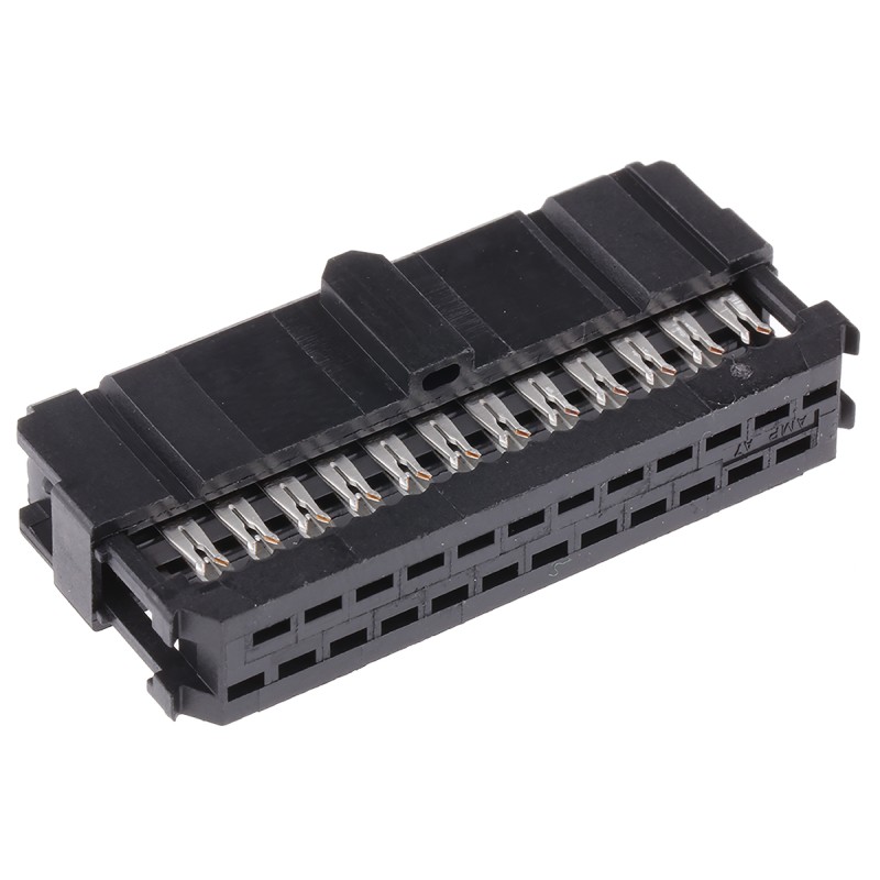 600 pcs - TE Connectivity 24-Way IDC Connector Socket for Cable Mount, 2-Row
