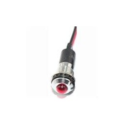1 pcs : FL1M-12SW-1-R24V - LED Panel Mount Indicators LED RED 12MM NUT 24VAC/DC