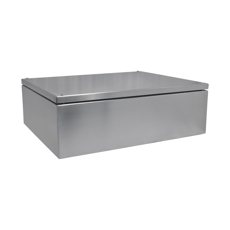 1 pcs - RS PRO 304 Stainless Steel Enclosure, IP66, 500 mm x 400 mm x 161mm