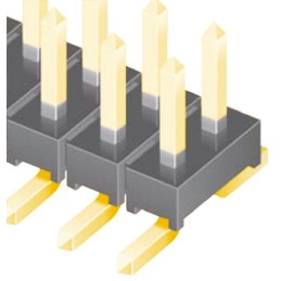 1 pcs - Samtec TMM Series Straight Surface Mount Pin Header, 4 Contact(s), 2.0mm Pitch, 2 Row(s), Unshrouded