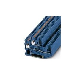 1 pcs : 3210884 - DIN Rail Terminal Blocks PTTB 2,5/2P BU