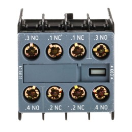 1 pcs - Siemens Auxiliary Contact, 4 Contact, 2NO + 2NC, Snap-On, Sirius Innovation