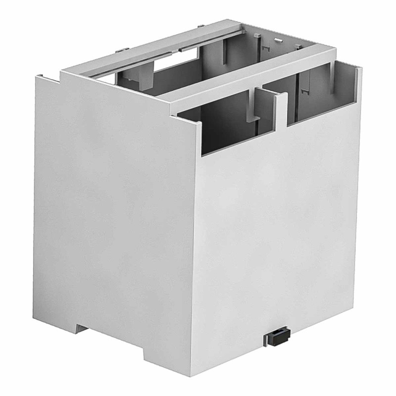 1 pcs - RS PRO Solid Top Enclosure Type, 90 x 106.2 x 114mm, Polycarbonate DIN Rail Enclosure