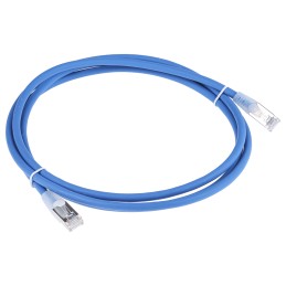 1 pcs - RS PRO Cat6a Male RJ45 to Male RJ45 Ethernet Cable, S/FTP, Blue LSZH Sheath, 2m