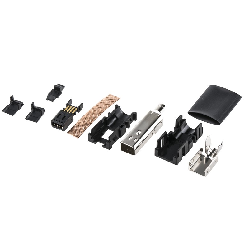 50 pcs - TE Connectivity Straight Cable Mount PCB Socket, 8-Contact