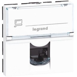 1 pcs - Legrand White Telephone Socket