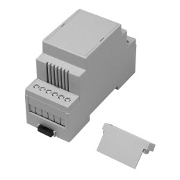 1 pcs - RS PRO Open Top, Vented Sides Enclosure Type, 36 x 90 x 58mm, Polycarbonate DIN Rail Enclosure Kit
