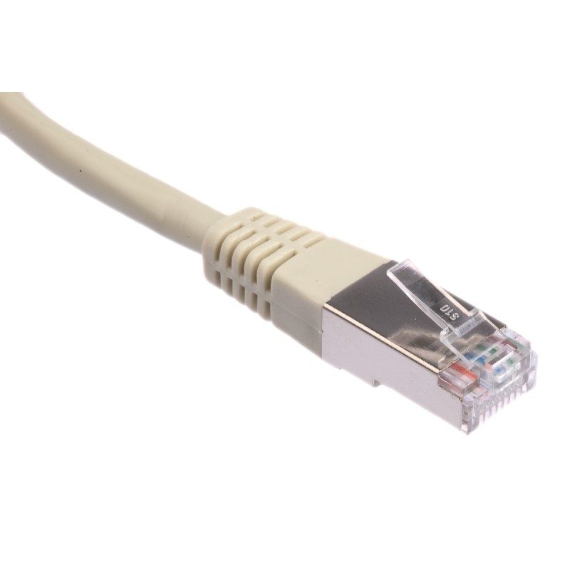 1 pcs - Brand-Rex Cat5e Straight Male RJ45 to Straight Male RJ45 Ethernet Cable, U/UTP, Grey LSZH Sheath, 5m