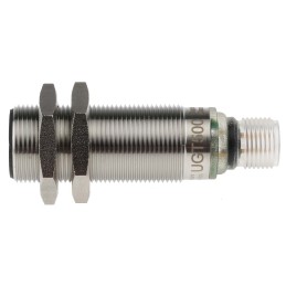 1 pcs - ifm electronic Ultrasonic Barrel-Style Proximity Sensor, M18 x 1, 40 - 300 mm Detection, PNP Output, 10 -