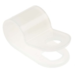 1 Bag of 100 - RS PRO Natural Nylon Cable Clamp, 6.35mm Max. Bundle