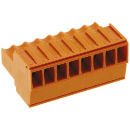 66 pcs - Weidmuller 3.5mm Pitch 8 Way Pluggable Terminal Block, Plug, Cable Mount, Screw Down Termination